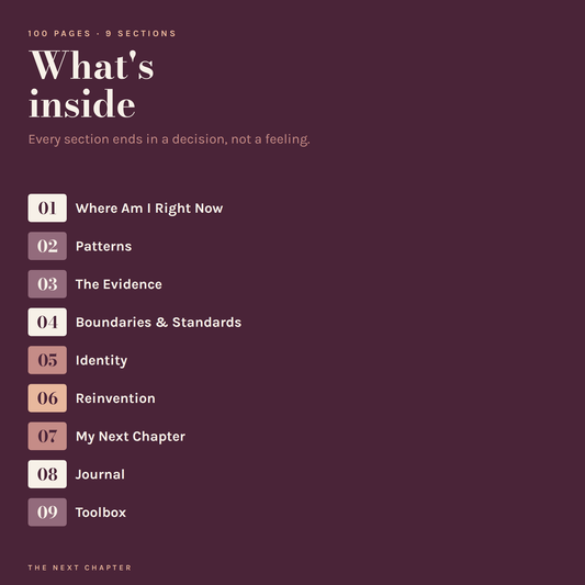 The Next Chapter — A Reinvention Workbook & Digital Planner