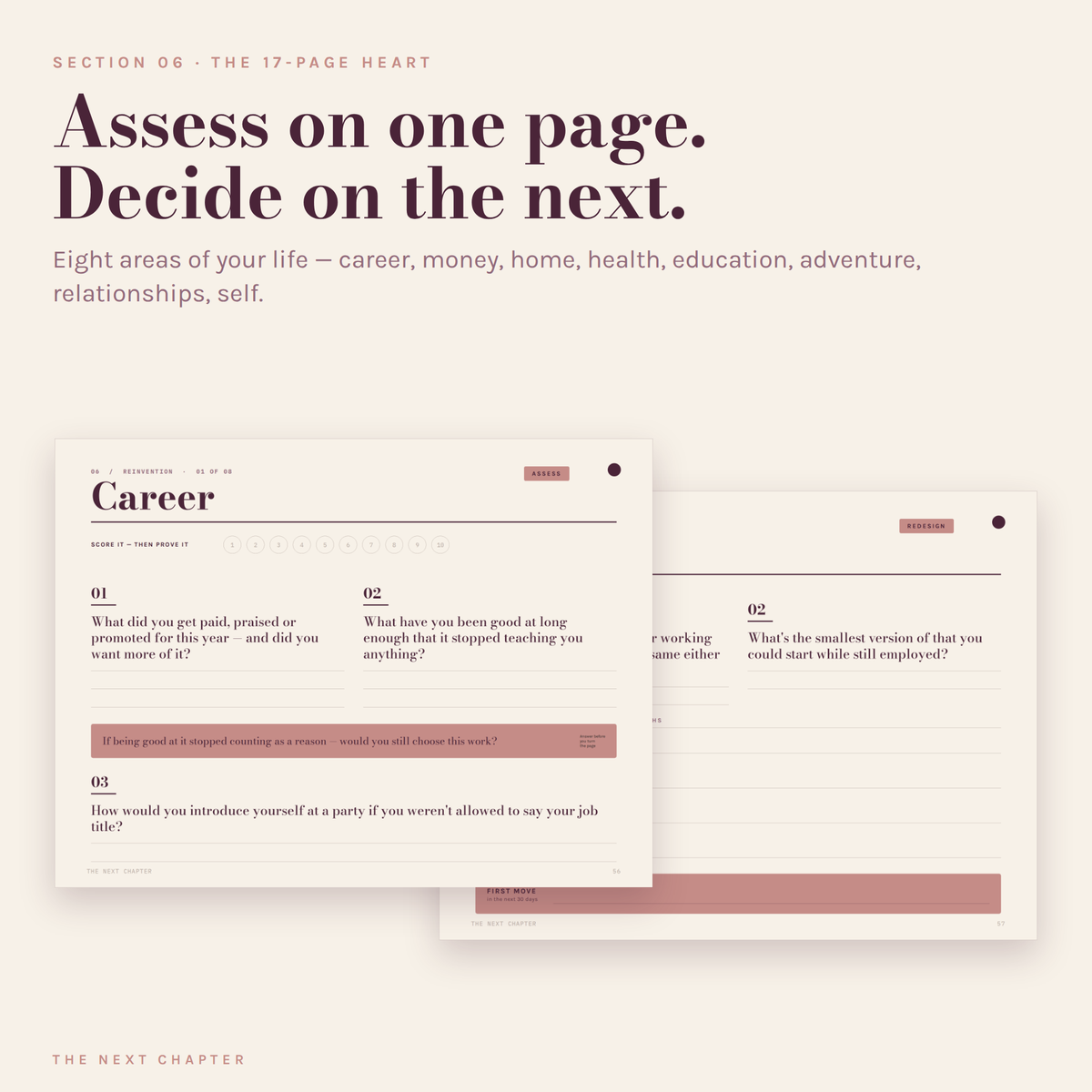 The Next Chapter — A Reinvention Workbook & Digital Planner