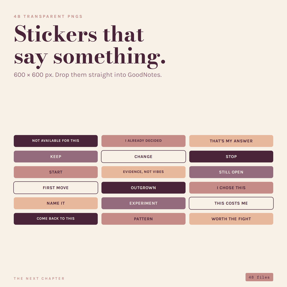 The Next Chapter — A Reinvention Workbook & Digital Planner