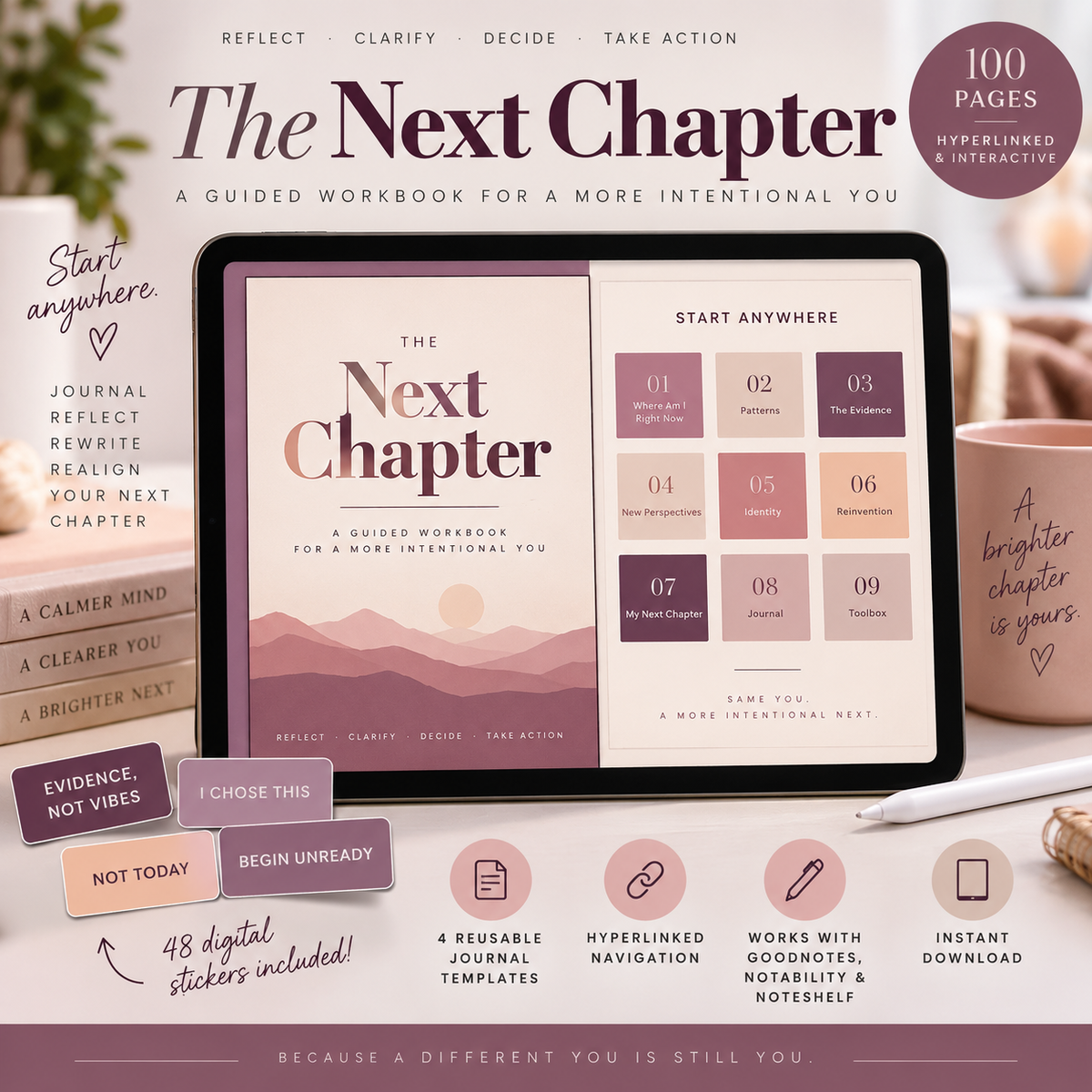 The Next Chapter — A Reinvention Workbook & Digital Planner