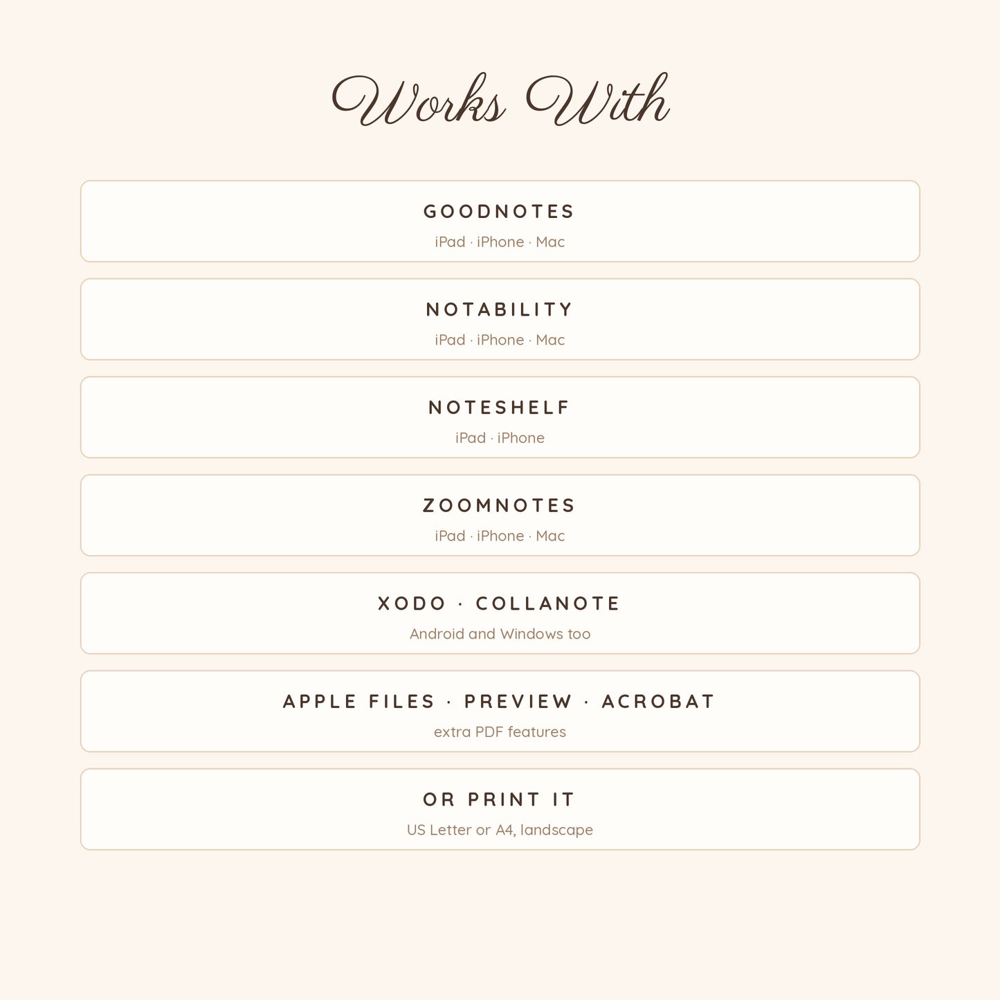 Cat Life Bookish Girl Digital Planner | Undated GoodNotes Planner + 230 Stickers