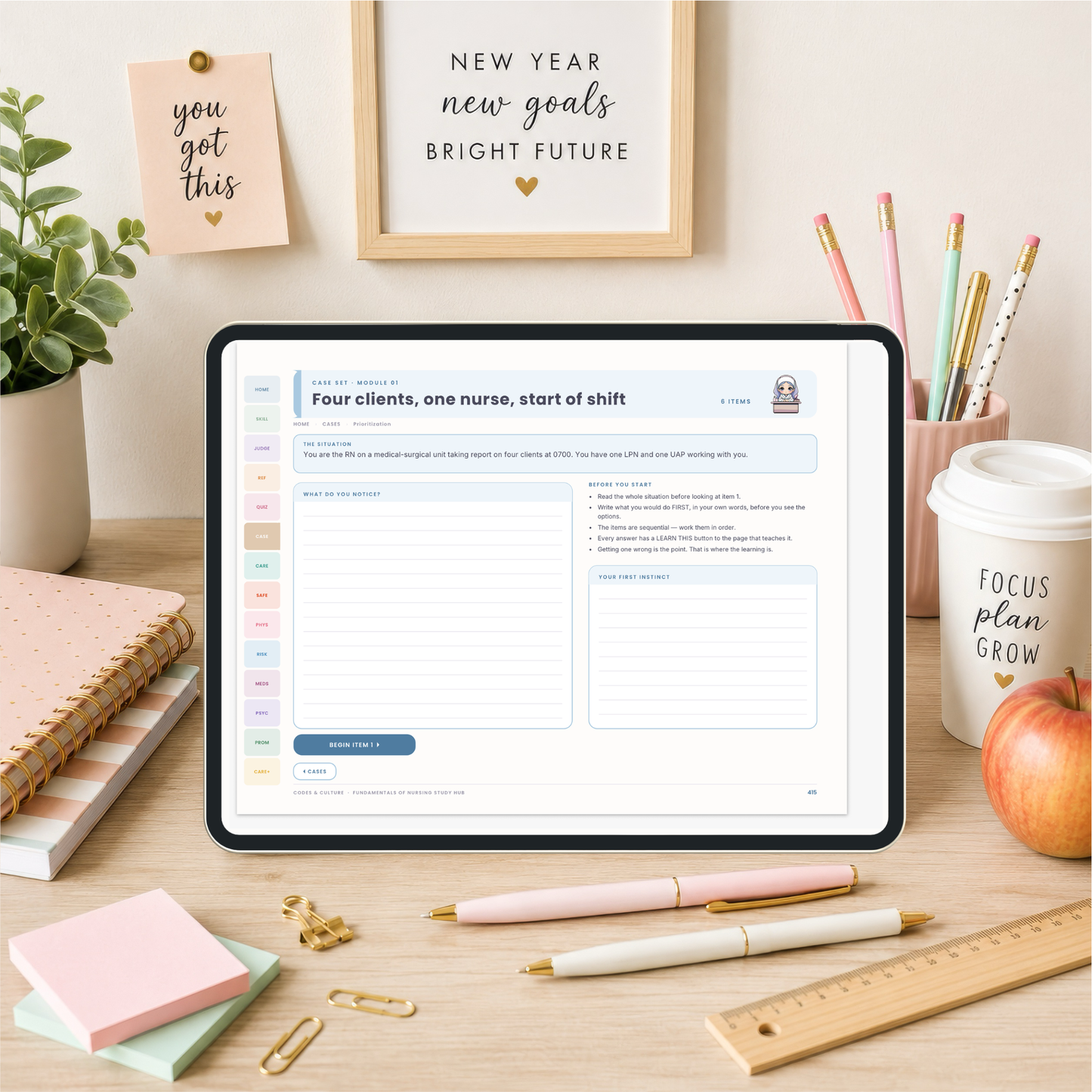 Fundamentals of Nursing Interactive Study Hub