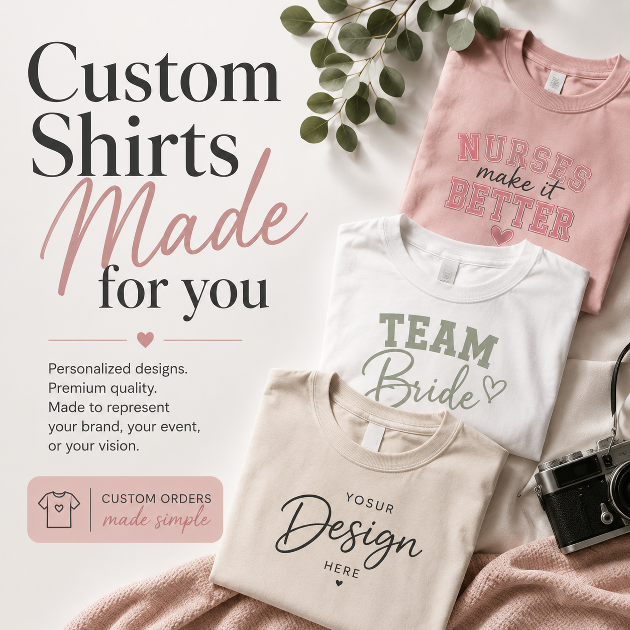 Custom Order listing for personalized nurse apparel and gifts by Codes and Culture
