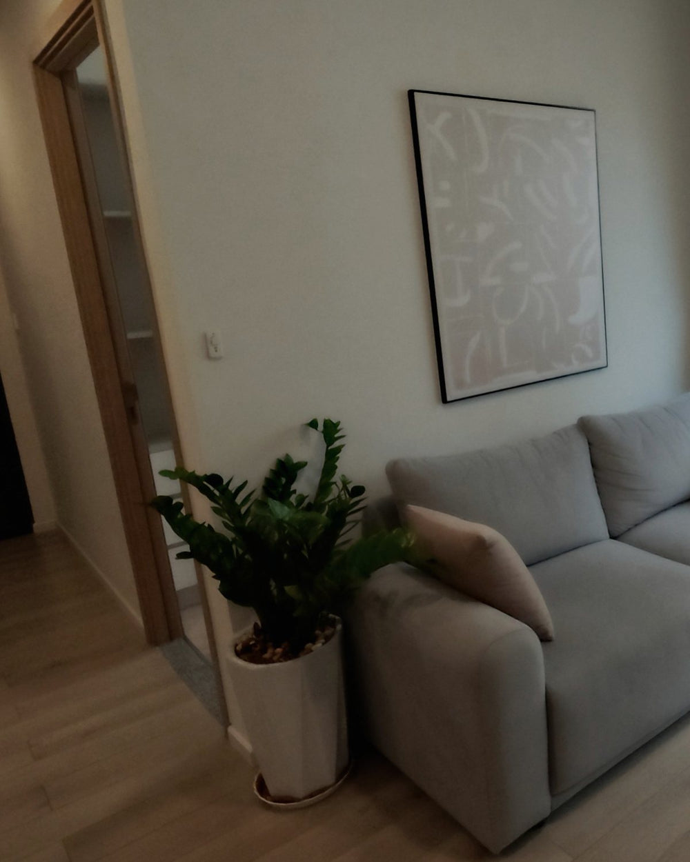 A furnished apartment living room in Ho Chi Minh City