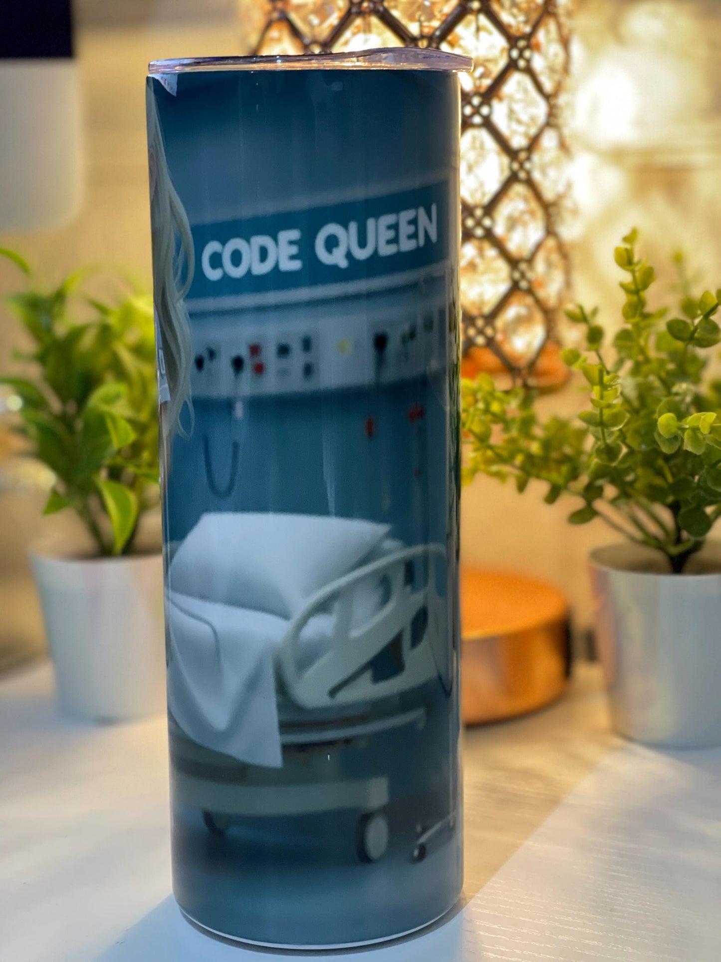 Code Queen Tumbler - ICU Energy, Nurse Confidence - view 2