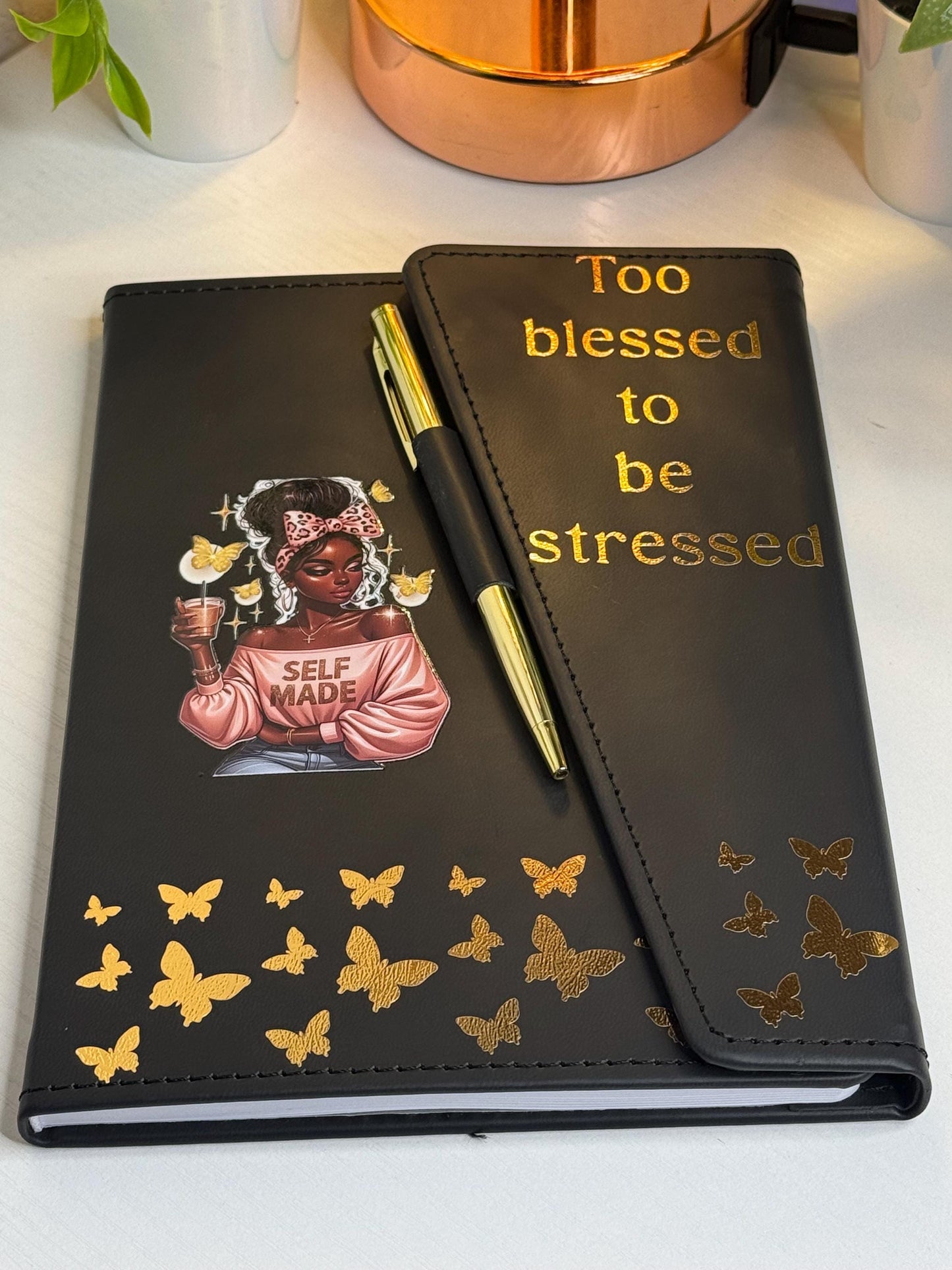 Too Blessed To Be Stressed Journal