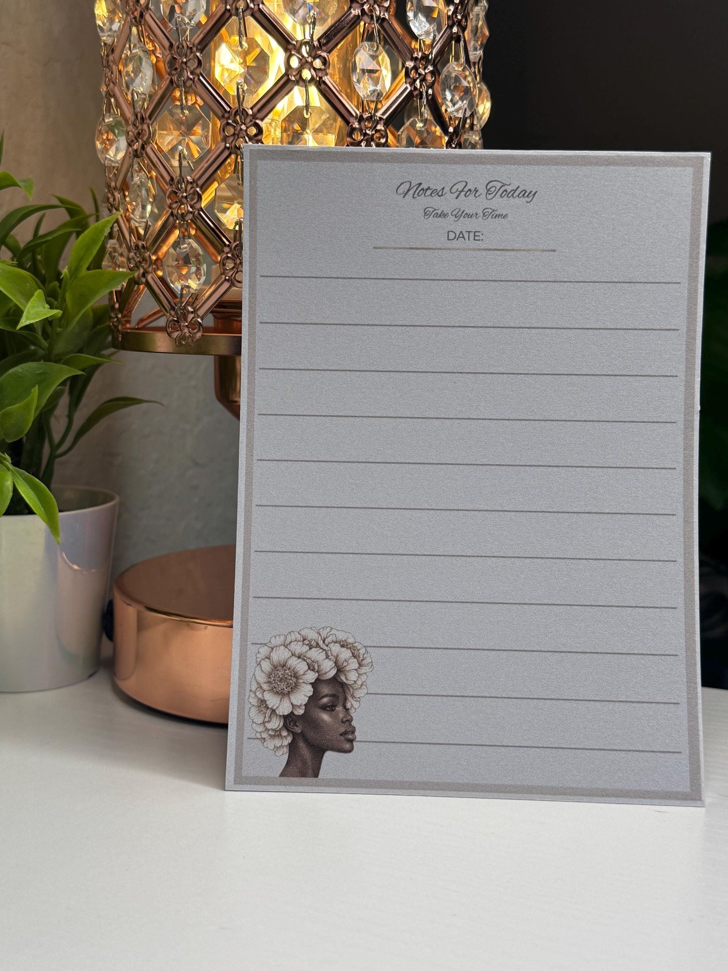 Melanin Florals Notepad