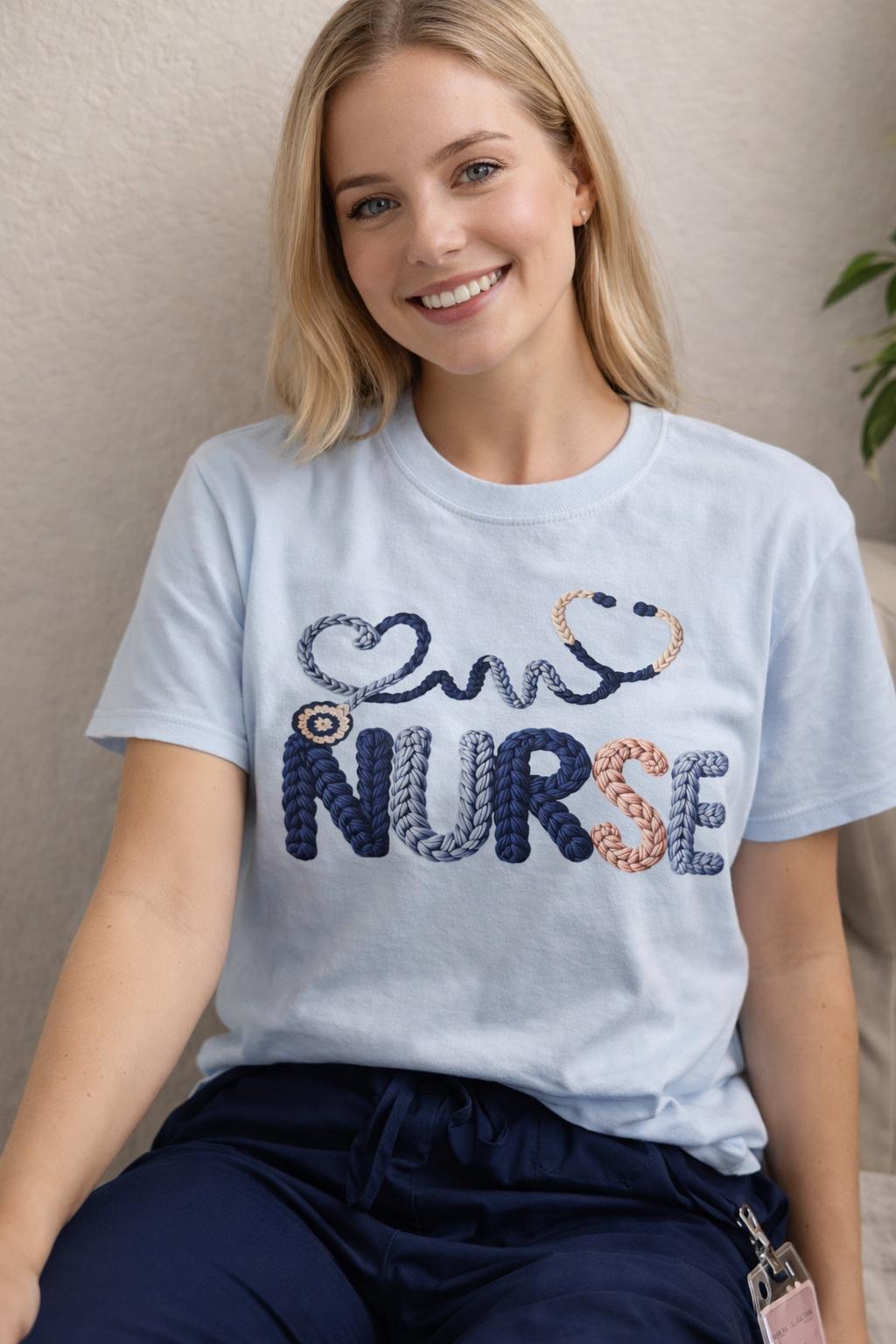 Crochet Nurse T-Shirt