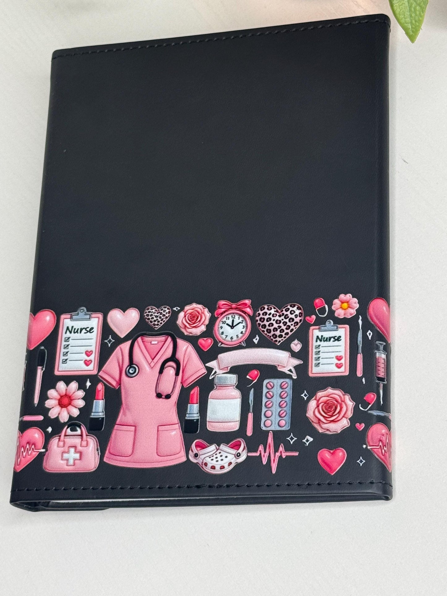 PRN Princess Journal | Faux Leather Nurse Notebook
