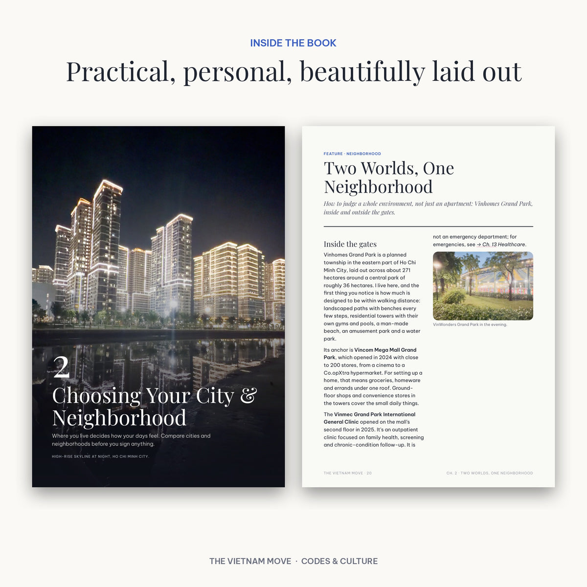 Inside The Vietnam Move: Chapter 2 opener and the Two Worlds, One Neighborhood feature pages